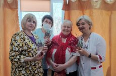 Поздравление с Пасхой работников Поликлиники 