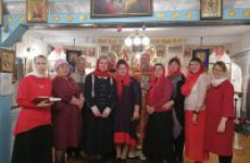 Праздник Пасхи в храме п. Зайково