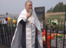 Освящение памятника в селе Белослудское Ирбитского района