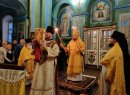В Неделю святых Праотец епископ Сергий совершил литургию в Свято-Троицком Архиерейском подворье г. Ирбита