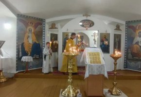 Ночная Божественная литургия в храме Сретения Господня г. Ирбит 